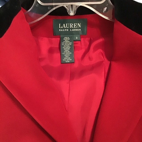 Lauren Ralph Lauren Red Jacket Size 8 - Picture 3 of 5
